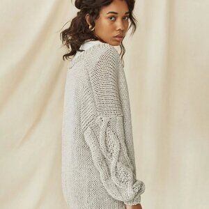 The Knotty Ones - Tom Silver Grey Cotton Cardigan